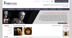 Desktop Screenshot of melomania.com